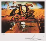 Nasul lui Napoleon by Salvador Dalí, cromolitografie, sold Jan 2025
