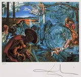 Nașterea unei lumi noi by Salvador Dalí, cromolitografie, sold Jan 2025