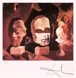 Cele trei vârste by Salvador Dalí, cromolitografie, sold Jan 2025