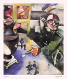 Marc Chagall, Soldatul, cromolitografie