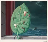 Întâlnirea by René Magritte, cromolitografie, sold Jan 2025