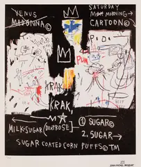 Jean-Michel Basquiat, Experții, cromolitografie