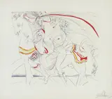 Salvador Dalí, Diane de Poitiers, gravură în culori