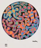 Keith Haring, Puzzle, cromolitografie