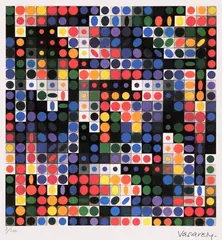 Orion by Victor Vasarely, cromolitografie, sold Jan 2025