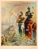 Toreador halucinogen by Salvador Dalí, cromolitografie pe hârtie japoneza, sold Jan 2025