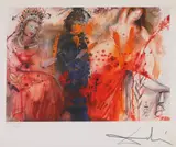 Vara (Cele patru anotimpuri) by Salvador Dalí, cromolitografie, sold Jan 2025