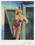 The Bleeding Roses by Salvador Dalí, cromolitografie, sold Jan 2025