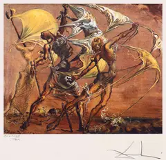 Imitând vele by Salvador Dalí, cromolitografie, sold Jan 2025