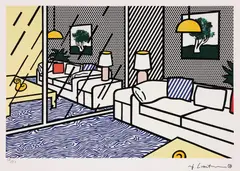 Interior by Roy Lichtenstein, cromolitografie, sold Jan 2025