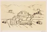 Giorgio de Chirico, Mobili Nella Valle, cromolitografie