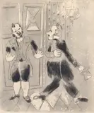 Marc Chagall, Gentilomi, litografie