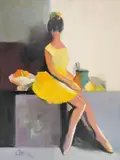 Corneliu Ionescu, Doamna K., 2023, ulei pe pânză
