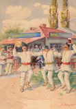 Hans Aescher, Zi de sărbătoare