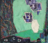Rodica Roman, Compoziție, 1968, ulei pe pânză