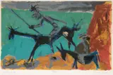 Marcel Janco, Don Quijote, ulei pe lemn
