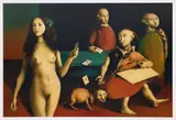 Georges Mazilu, Le jeu de cartes, cromolitografie