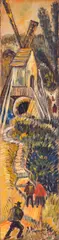 Zlatyu Boyadzhiev, The old mill, 1972, oil on canvas