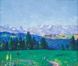Stoyan Venev, Beginning of spring, 1940s, oil on plywood