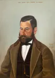 Hristo Tsokev, Portrait of a noble man, 1879, oil on canvas