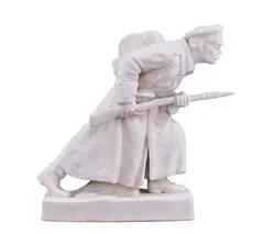 Ivan Lazarov, On the Knife, circa 1912, porcelain