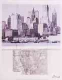 Christo, Manhattan Project, 1985, chromolithography