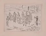 Jules Pascin, Orchestra, dry needle