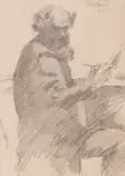 Octav Băncilă, Autoportret (Artistul la 49 ani)