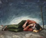 Julius Podlipny, Singur, 1928, ulei pe pânză