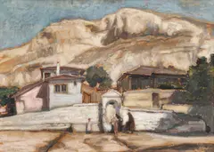Rodica Maniu, Turcoaice la cișmea (Balcic), 1922, ulei pe carton