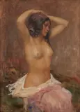 Pierre Auguste Bellet, Odaliscă, ulei pe pânză