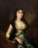 Mihail Töpler, Portretul logofetesei Maria Dudescu, 1810-1815, ulei pe pânză