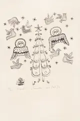 Decembrie by Ștefan Câlția, 2017, serigrafie, sold Dec 2024