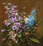 Corneliu Brudașcu, Clopoței, anii '70, ulei pe pânză