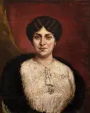 Alexandru Bănulescu, Portretul unei aristocrate, 1915, ulei pe pânză lipita pe carton