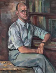 Hans Eder, Poetul (Horvath Heinrich), 1942, ulei pe pânză