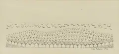 Ivan Rabuzin, Long Hill, 1977., ink pen on paper