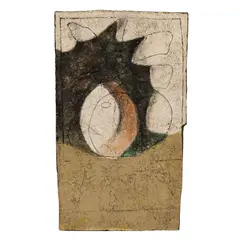 Slavko Kopač, Twilight, 1971., oil and painted glued paper on wood