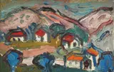 Antun Masle, Walnut, 1957., oil on cardboard