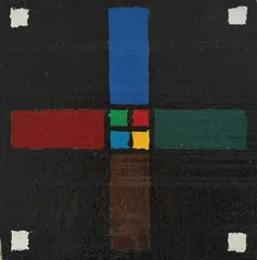 Josko Eterović, Povlja, 1981., oil on wood