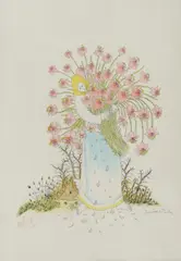 Ivan Lacković Croata, Homeland Flower Pot, serigraphy on paper