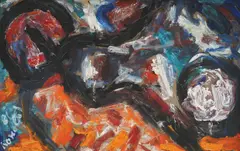 Milan Konjović, Mirage I, 1981., oil on hardboard