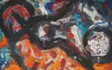 Milan Konjović, Mirage I, 1981., oil on hardboard