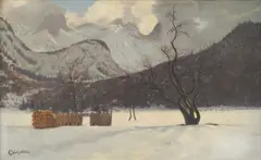 Slavko Tomerlin, View of Špik, 1937., oil on canvas