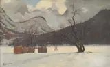 Slavko Tomerlin, View of Špik, 1937., oil on canvas