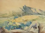 Maksimilijan Vanka, Hvar, 1926., watercolor on paper