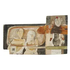 Life Period by Nives Kavurić-Kurtović, 1988., oil on wood (assemblage), offered Dec 2024