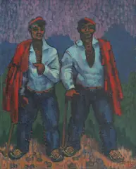 Kamilo Ružička, Let's Go to Sinj, 1957., oil on canvas