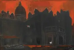 Željko Senečić, Empty Street in Venice, 2000., oil on canvas