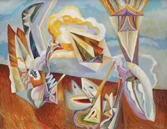 Ivica Šiško, Paradise Garden, 1996., oil on canvas